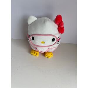 Small Swimmer Hello Kitty Squishmallow with Goggles and Flippers use